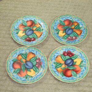 Set of 4 Casual Victoria & Beale Forbidden Fruit 9024  7.75" Salad Plates